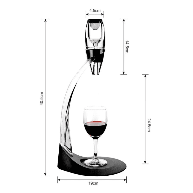 Aerador de Vinho Profissional Portátil Bar em Casa Polihousi