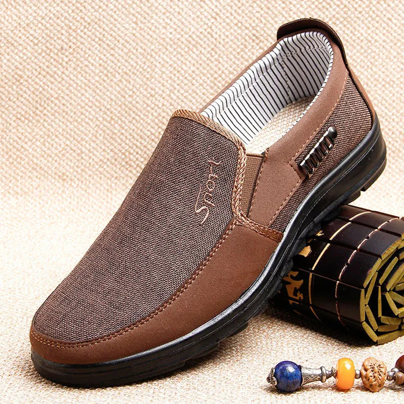 Canvas Shoes Men Classic Loafers Men Casual Shoes Breathable Walking Flat Men Shoes Sneakers Plus Size 2023