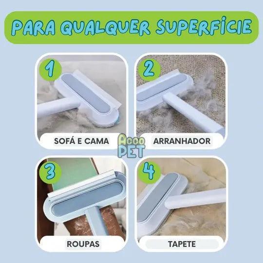 AccoClean✅ - Removedor de Pelos Pet 3 em 1